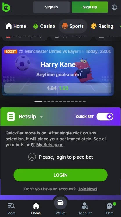 Image illustrating BC.Game's mobile betting platform, with the BC.Game app displayed on both Android and iOS devices, showing various betting options and gameplay features accessible on smartphones and tablets.