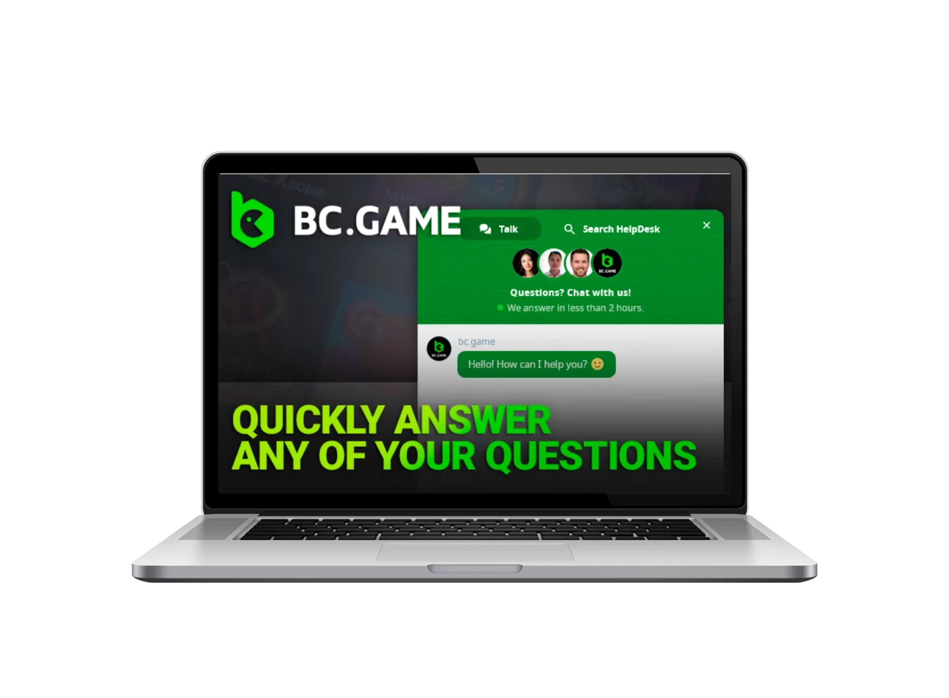 BC Games live customer support