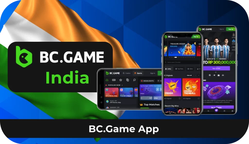 Open BC.Game through your mobile device in India